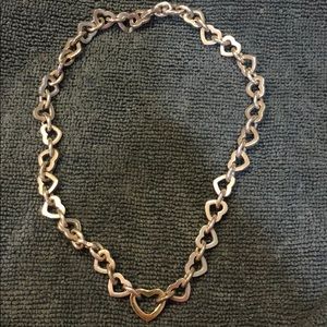 Heart link Necklce